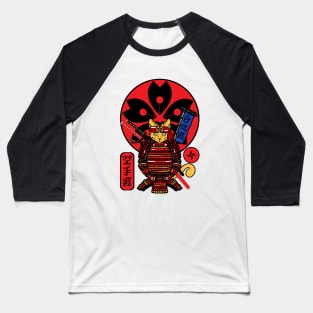 Samurai Cat Baseball T-Shirt